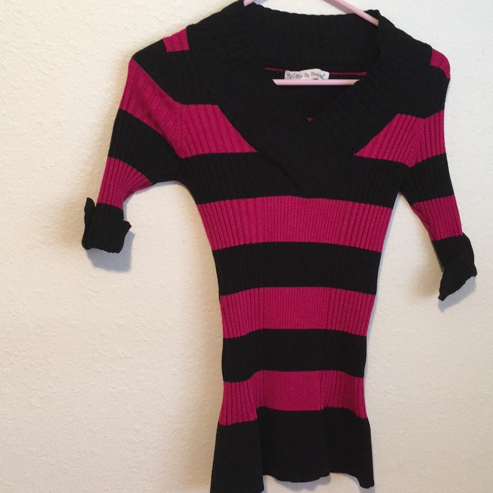Black and pink shirt